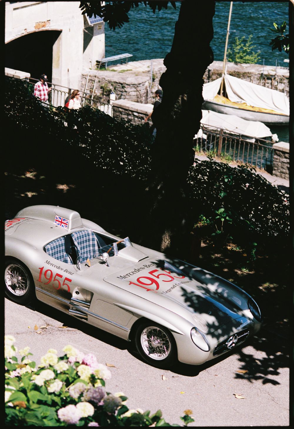 Photograph of the 1955 Mercedes W196S 300 SLR.